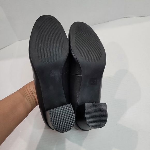 New Directions Morgan Black round Toe Heels Size 9.5 - Picture 9 of 12